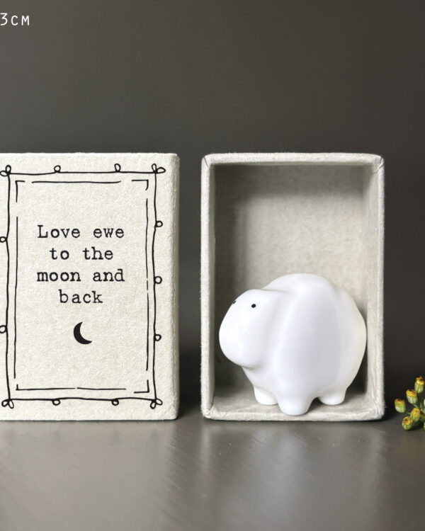 Matchbox Mouton Love ewe to the moon and black n°20 - East of India