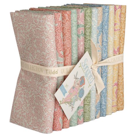 TILDA - Songbird, 12 coupons bundle 54x48cm
