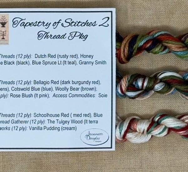 Tapestry Of Stitches 2  Pack de fils spéciaux – Jeannette Douglas Designs