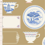 TILDA - Something Blue Labels & Ornaments Ochre 110172 – Image 3