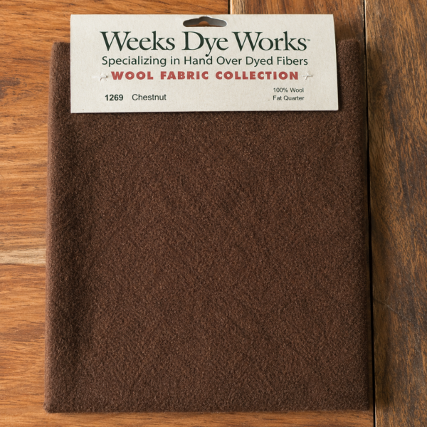 Feutre de Laine 1269 Chestnut Solid - Weeks Dye Works