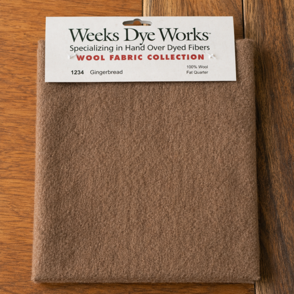 Feutre de Laine 1234 Gingerbread Solid - Weeks Dye Works