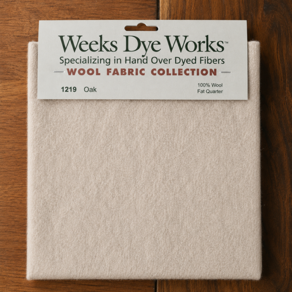 Feutre de Laine 1219 Oak Solid - Weeks Dye Works