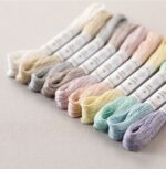 Fil sashiko Olympus lamé 40 m - coloris Blanc SL1 – Image 2