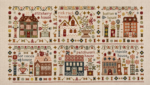5/9 Patchwork House (The houses on stitchery Lane) - Pansy Patch Quilts and Stitchery – Image 3