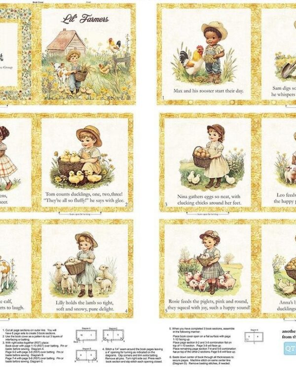 Lil’ Farmers par Dan Morris - Livre enfants fermiers et animaux