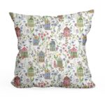 Acufactum - Cotton fabric Houses and Flowers (maisons et fleurs) – Image 11