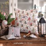 Acufactum - Cotton fabric Houses and Flowers (maisons et fleurs) – Image 6