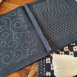 kit complet Rapiécage Sashiko coloris bleu T1 - Olympus – Image 4