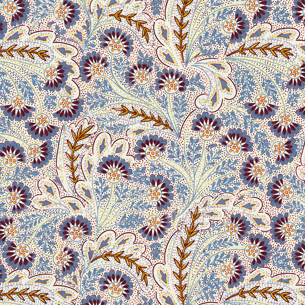 liberty-bfeather-dance-winterbourne LIBERTY - Bankart Fresco · Collection Winterbourne Blue multi – Image 1