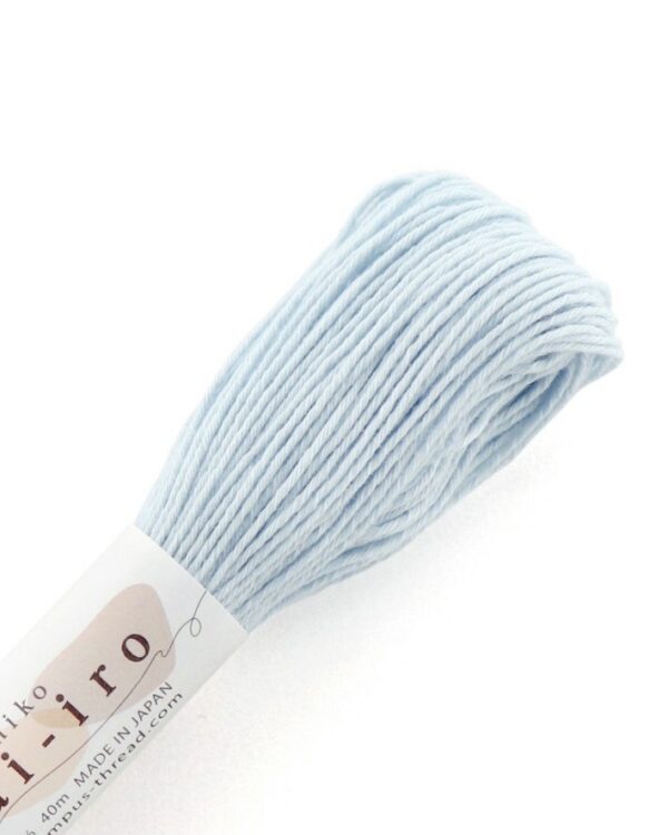 Fil sashiko pastel Awai Iro Olympus 40 m - Coloris A4 Baby blue