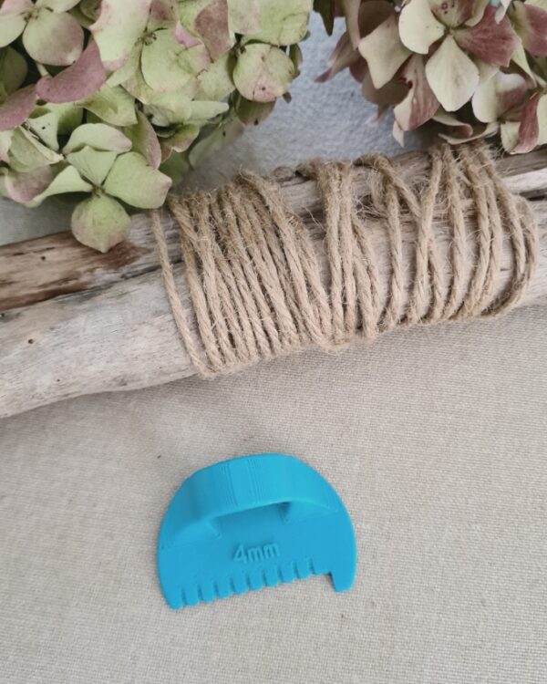 Guide couture en plastique durable - 4mm Turquoise