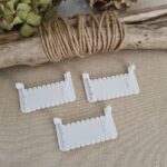 Guide couture articulé en plastique durable - 5mm Blanc