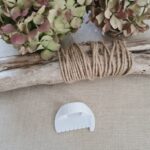 Guide couture en plastique durable - 5mm Blanc