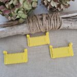 Guide couture articulé en plastique durable - 4mm Jaune