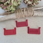 Guide couture articulé en plastique durable - 3mm Rouge