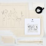 Kit de broderie, pochette pré-imprimée, fleurs et herbes - Rico Design – Image 3