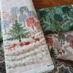 Christmas in Bluebell Wood cream (with gold metallic) C139A - Lewis & Irene – Image 2