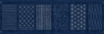 Sashiko patch coloris Bleu T5 - Olympus