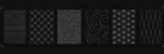 Sashiko patch coloris Noir T6 - Olympus