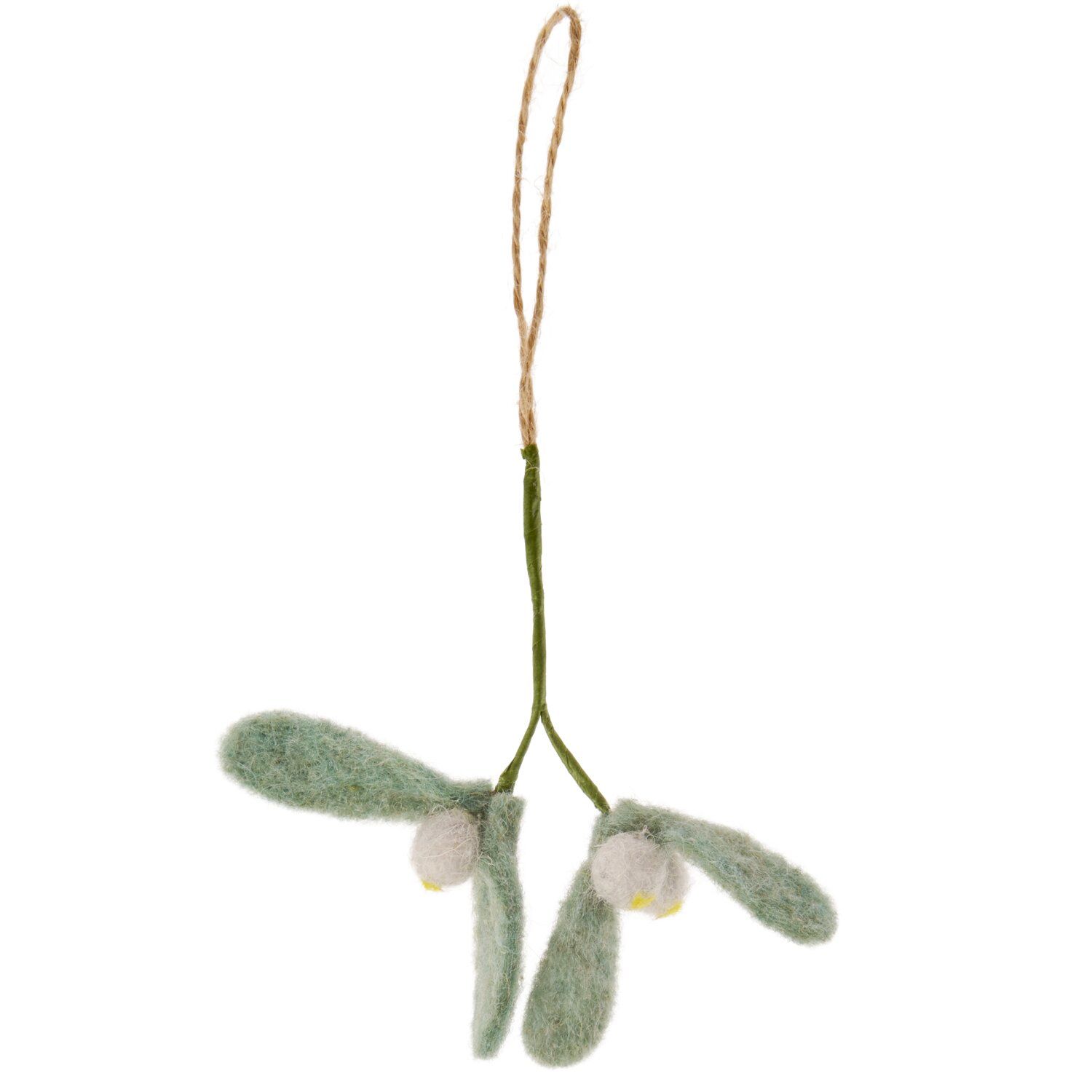 pendentif-mini-branche-de-gui-sauge-701677 Pendentif branche de gui ramifiée en feutrine vert sauge 701677 - Rico Design – Image 1