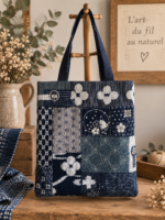 Sashiko patch coloris Gris T4 - Olympus – Image 5