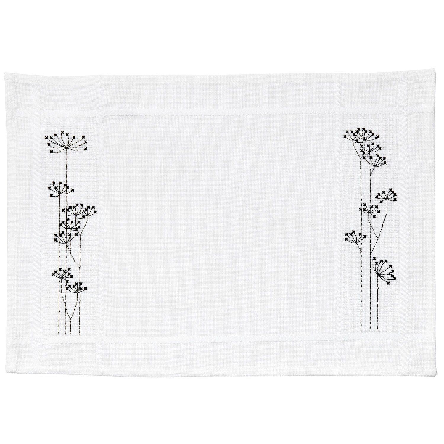 set-de-table-point-de-croix-herbes-rico-design-100440 Kit de point de croix Set de table herbes - Rico Design – Image 1