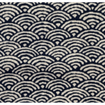 Tissu coton japonais Sevenberry – Sashiko Seigaiha 88223 4.1