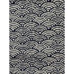 Tissu coton japonais Sevenberry – Sashiko Seigaiha 88223 4.1 – Image 3