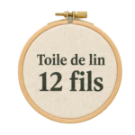 Toile de lin 12 fils