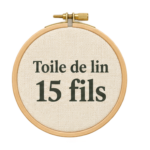 Toile de lin 15 fils