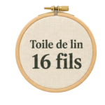 Toile de lin 16 fils