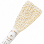 Fil sashiko Olympus lamé 40 m - coloris Blanc antique doré SL12