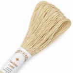Fil sashiko Olympus lamé 40 m - coloris Crème SL2