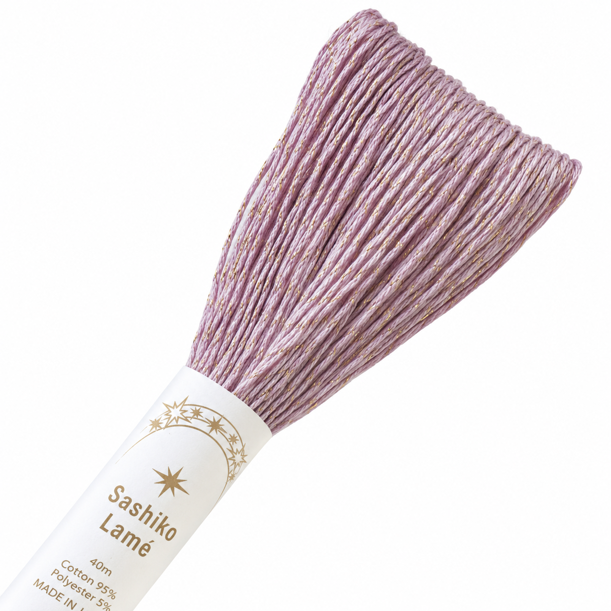 Fil-sashiko-Olympus-lame-40m-parme-dore-sl15 Fil sashiko Olympus lamé 40 m - coloris Parme doré SL15 – Image 1