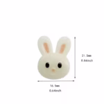 Bouton en résine – Petit lapin – Image 2