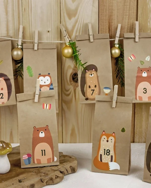 Calendrier de l'avent 2026 - Animaux de la forêt