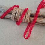 Mini pompons - Coloris Rouge 008