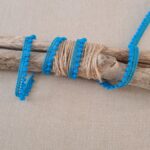 Mini pompons - Coloris Bleu azur 020