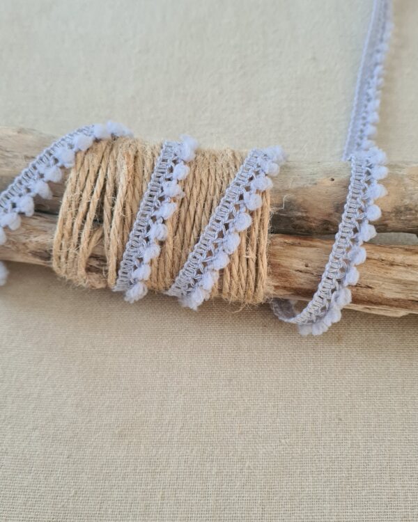 Mini pompons - Coloris Gris perle 031