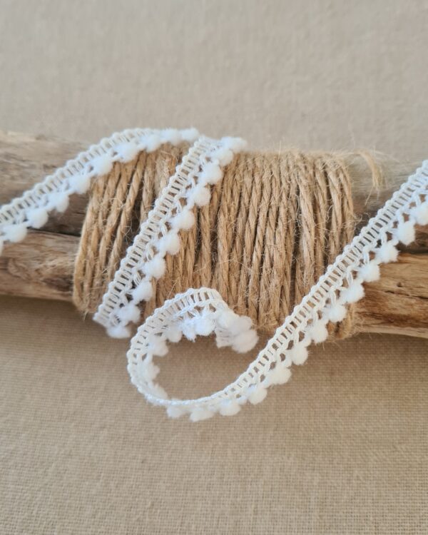 Mini pompons - Coloris Blanc neige 051