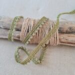 Mini pompons - Coloris Vert olive 053