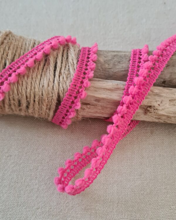 Mini pompons - Coloris Fuchsia 073
