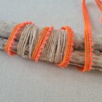 Mini pompons - Coloris Orange citrouille 083