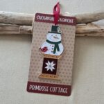Décoration de Noël Bonhomme de neige - Primrose Cottage